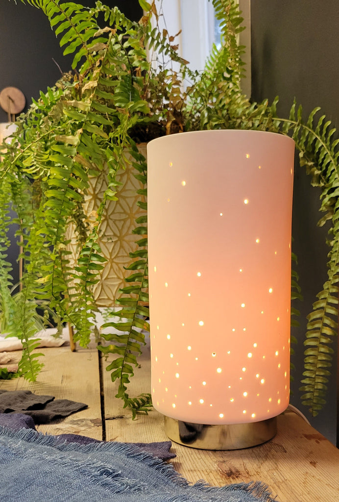 Elegant table lamp with starry sky design