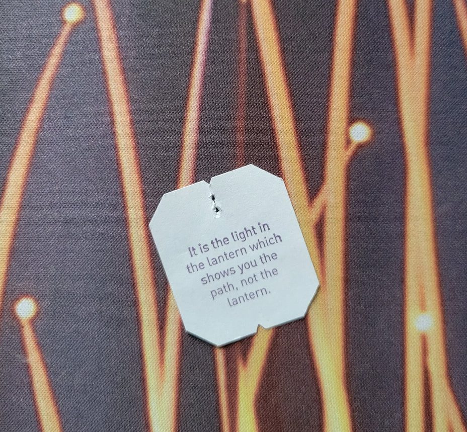 Inspirational quote on abstract background