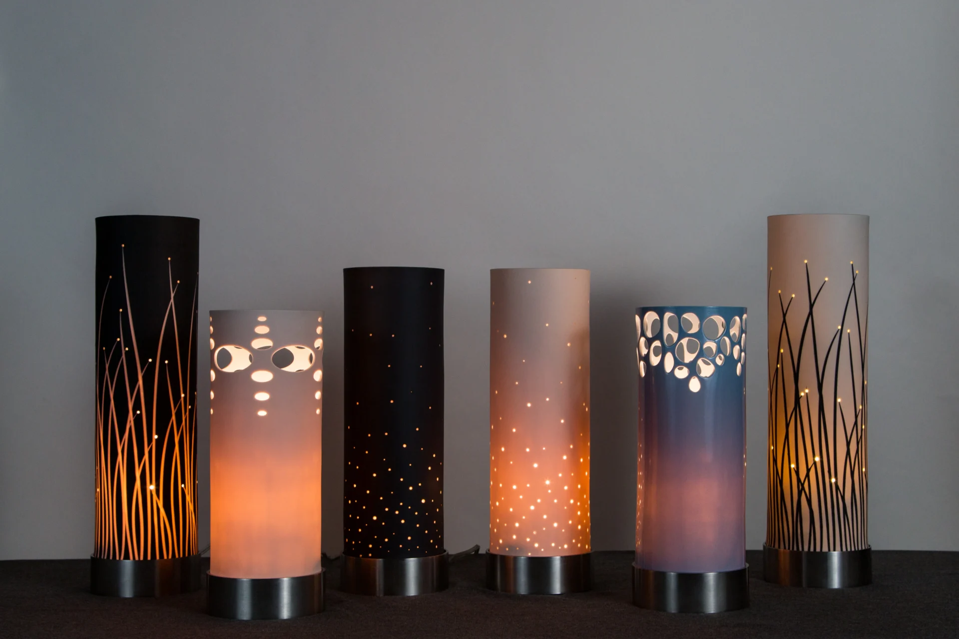 Elegant ambient lighting with unique silhouettes